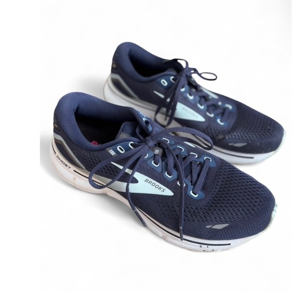 Brooks Ghost 15 Women's Running Tennis Shoes Size 10 Peacoat / Pearl / Salt Air - Picture 5 of 8